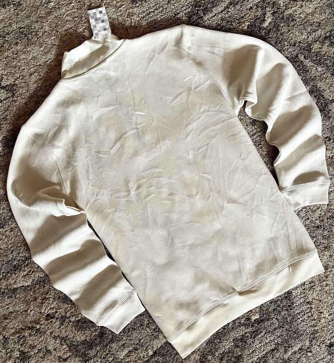 Men’s 1/4 Zip Sweatshirt – White