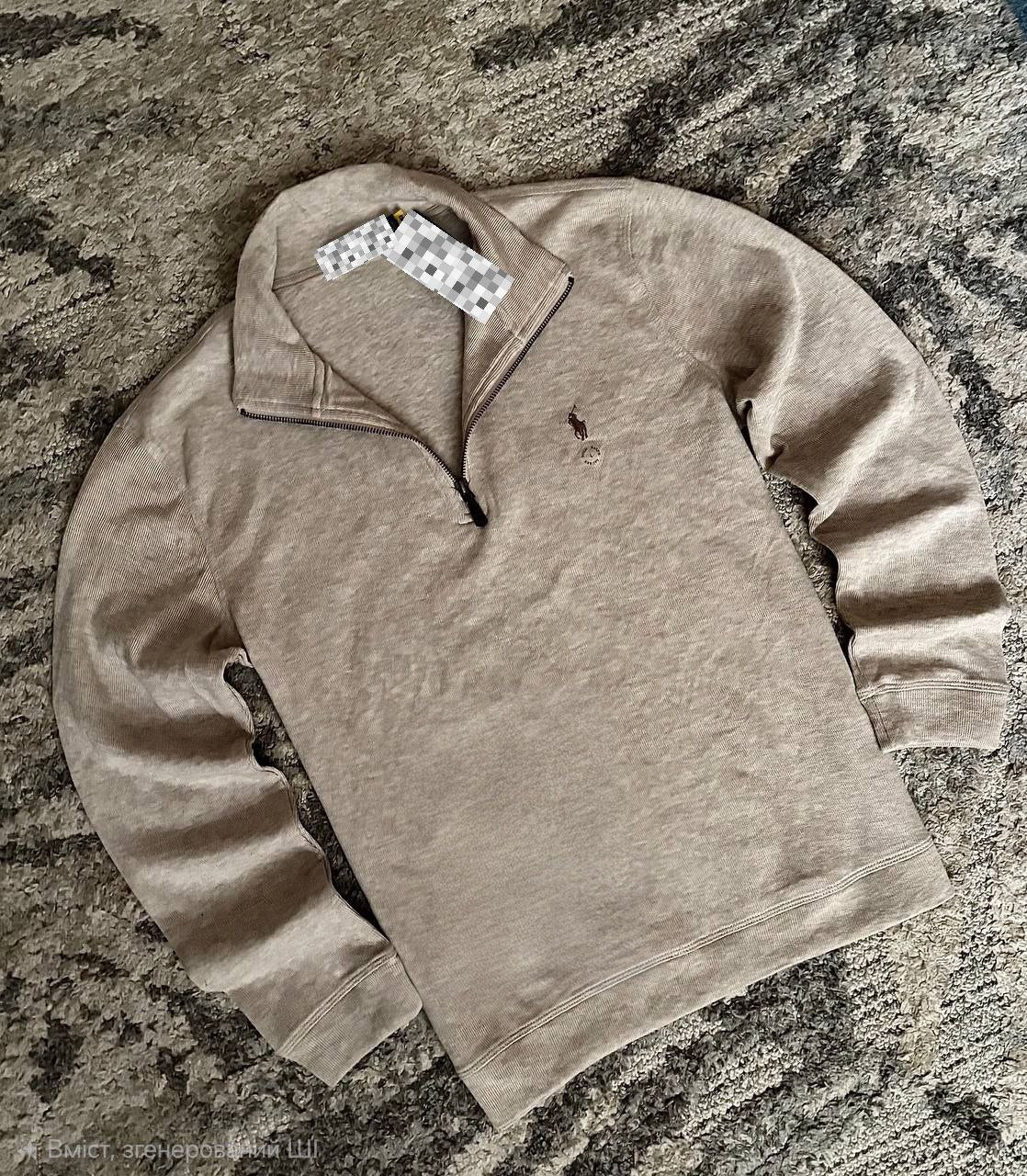 Men’s 1/4 Zip Sweatshirt – White