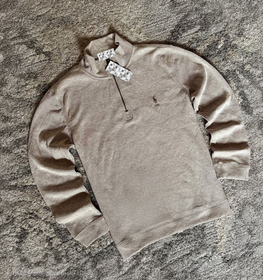 Men’s 1/4 Zip Sweatshirt – White